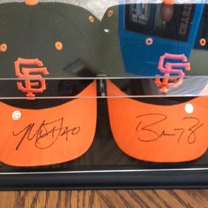 Signed Maddison Bumgarner and Buster Posey
